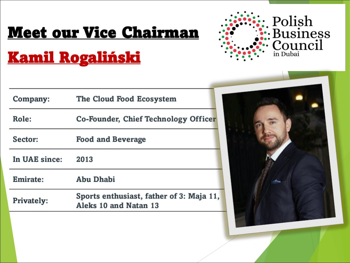 Kamil Dzikowski named Vice Chairman of the Polish Business Council in Dubai